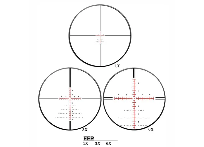 Приціл Discovery Optics ED-AR 1-6x24 IR FFP 30mm, підсвічування Фото 7